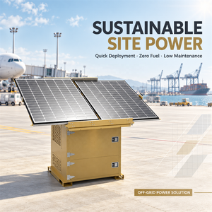 Modular Solar Energy System with Battery and Inverter Off Grid Power Station for Security Communication Projects