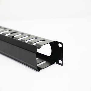 Rack Mount 12 Port 19 Inch 1U Cable Management Horizontal Network Organizer